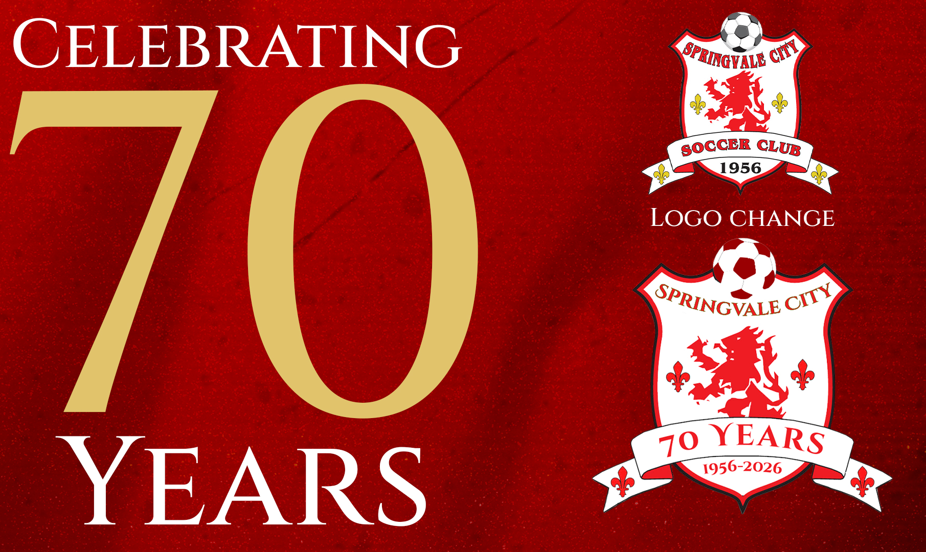 Springvale City 70th anniversary logo change