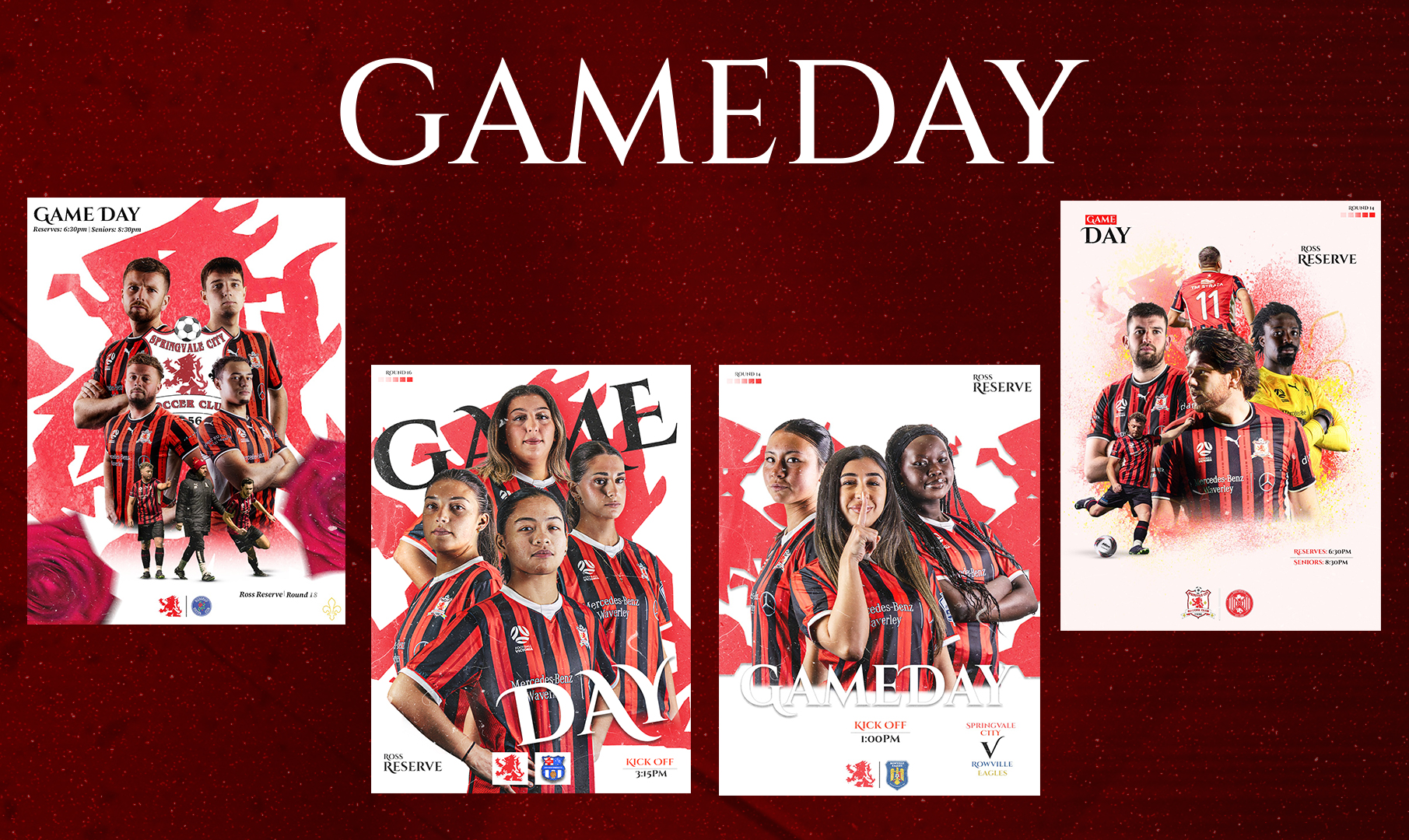 Gameday poster series