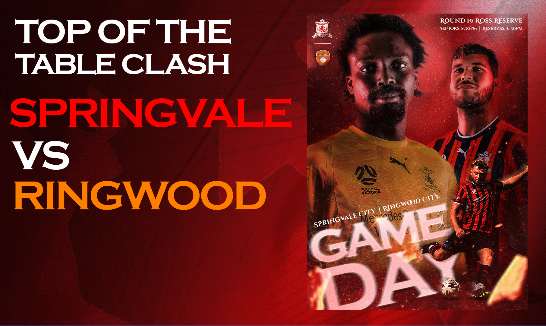 Top of the table clash — Springvale vs Ringwood